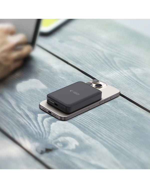 Tech-Protect LifeMag PB11 Powerbank с портом USB-C MagSafe 10000mAh 15W - черный + кабель USB-C