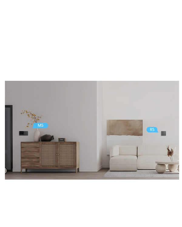 Sonoff Smart 3-канальный Wi-Fi настенный выключатель черный (M5-3C-80)