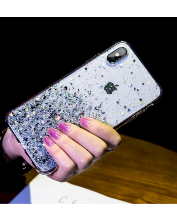Fusion glue glitter силиконовый чехол для Apple iPhone 13 Pro Max прозрачный