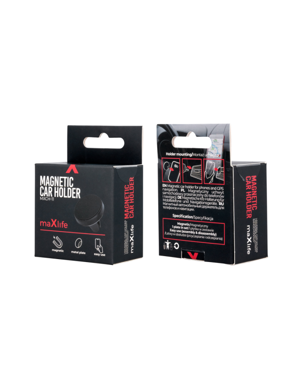 Дополнительное изображение книги «Maxlife car holder for air vent MXCH-11 magnetic black»