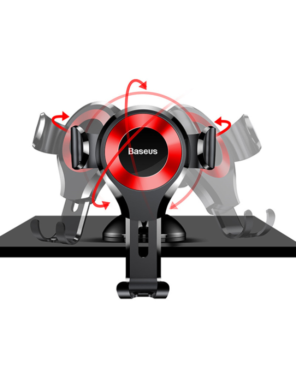 Дополнительное изображение книги «Baseus SUYL-XP09 Osculum Gravity Car Mount Black|Red»