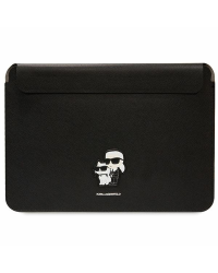 Karl Lagerfeld Sleeve KLCS16SAKCPMK 16 black|black Saffiano Karl&Choupette