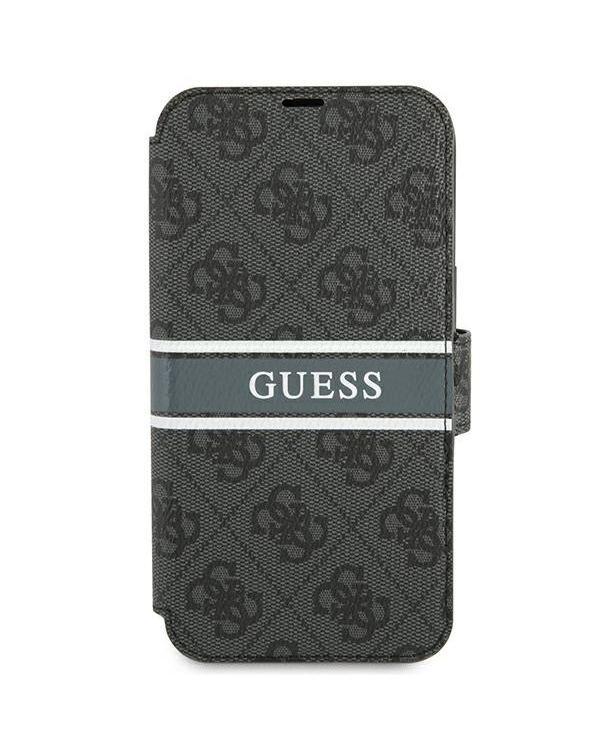 Guess GUBKP13S4GDGR iPhone 13 mini 5,4" szary|grey book 4G Stripe
