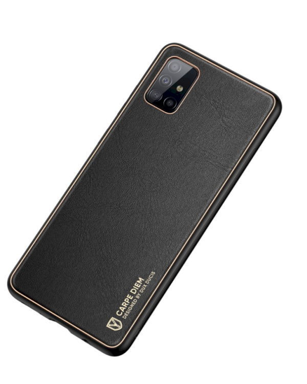 Dux Ducis Yolo Case Прочный чехол из кожи для Samsung A515 Galaxy A51 Черный
