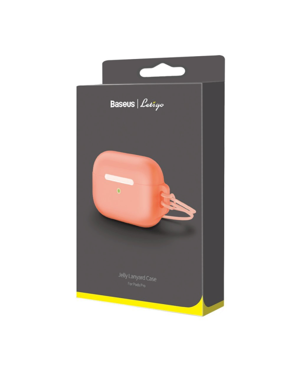 Baseus Let''s go Силиконовый чехол для наушников Apple Airpods Pro оранжевый