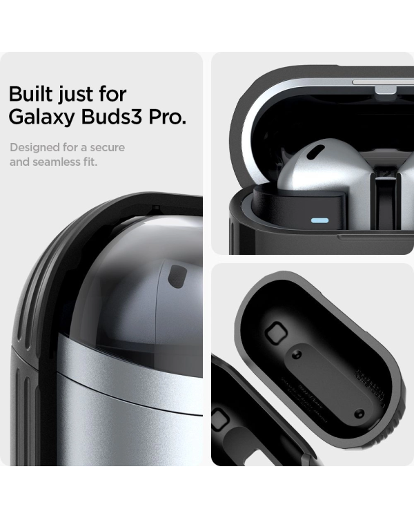 Чехол Spigen Rugged Armor Samsung Galaxy Buds 3 | 3 Pro - черный