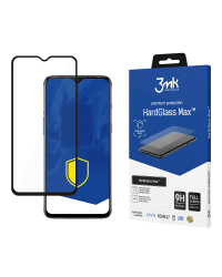 OnePlus 7 Black - 3mk HardGlass Max™ screen protector