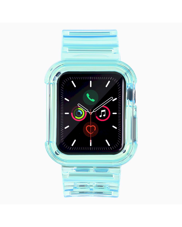 Fusion Light Set силиконовый ремешок для Apple Watch 38mm / 40mm / 41мм синий