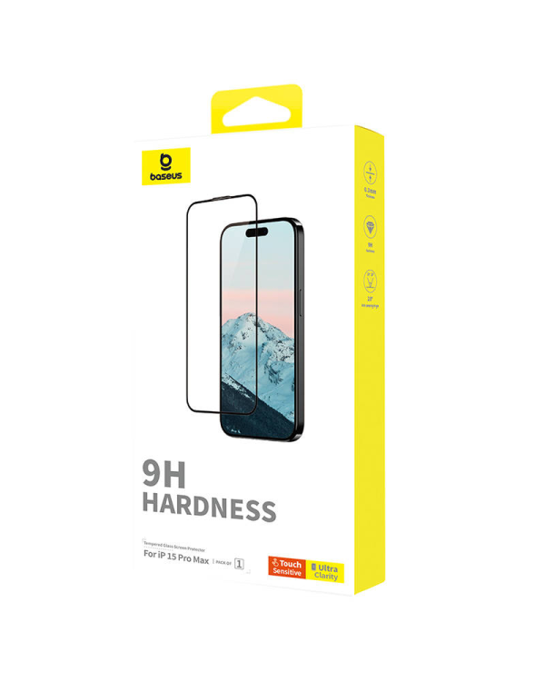 Diamond Tempered Glass Baseus 0.3mm for iPhone 15U ProMax
