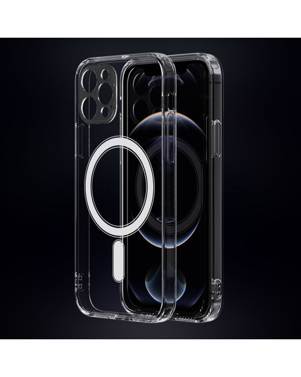 Чехол Fusion Anti Shock 1,5 мм Mag для iPhone 13 6,1" прозрачная защита камеры