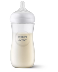 Philips Avent Natural Response barošanas pudelīte 330 ml  vidējas plūsmas knupītis  3m+ SCY906|01