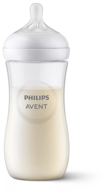 Philips Avent Natural Response barošanas pudelīte 330 ml  vidējas plūsmas knupītis  3m+ SCY906|01