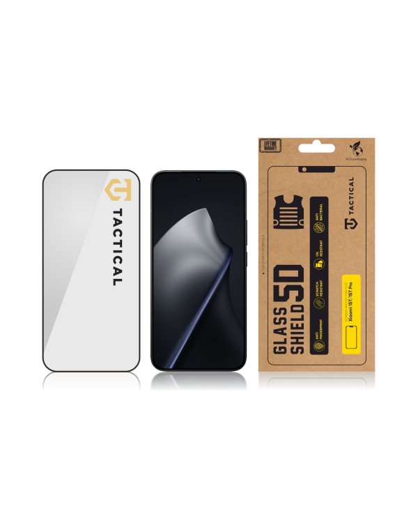 Tactical Glass Shield 5D for Xiaomi 15|15T Pro Black