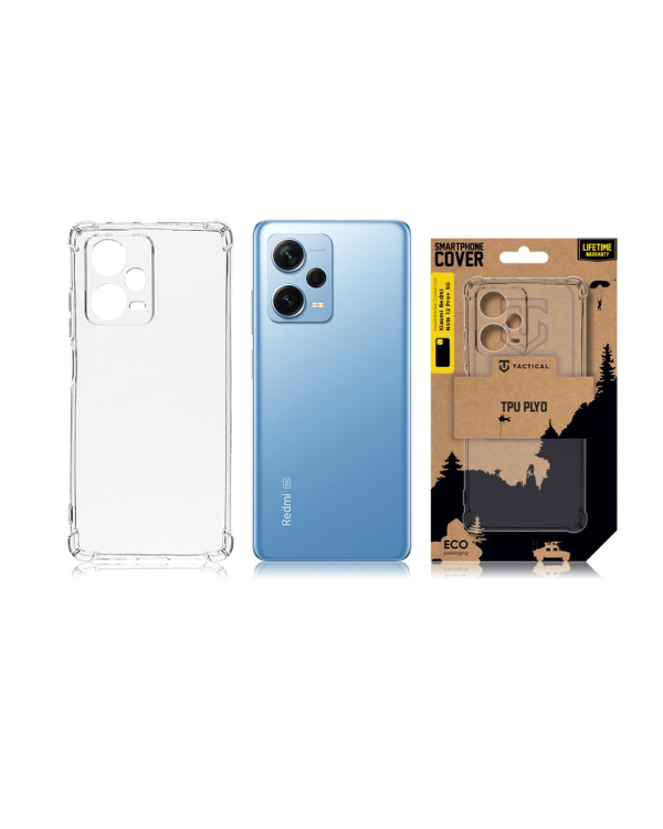 Tactical TPU Plyo Cover for Xiaomi Redmi Note 12 Pro+ 5G Transparent