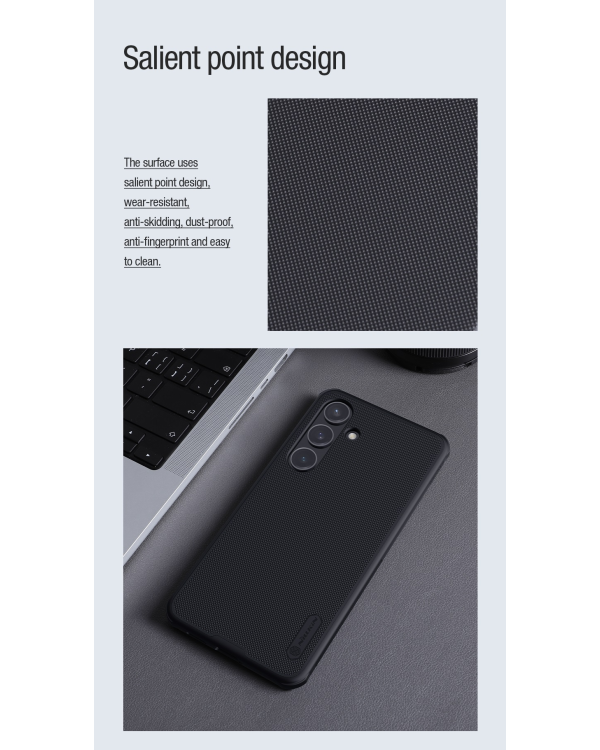 Магнитная задняя крышка Nillkin Super Frosted PRO для Samsung Galaxy S24 черный