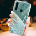 Fusion glue glitter силиконовый чехол для Samsung A525 Galaxy A52 / A52 5G зеленый