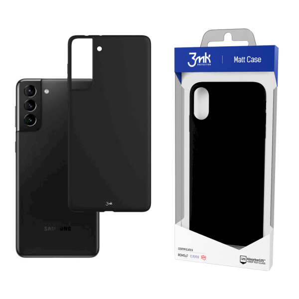 Обложка книги «Samsung Galaxy S21 5G - 3mk Matt Case black»