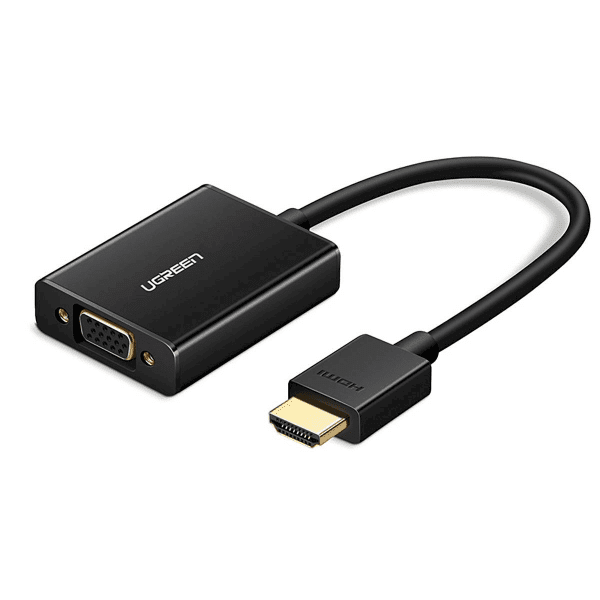 UGREEN MM102 HDMI to VGA adapter with audio (black)