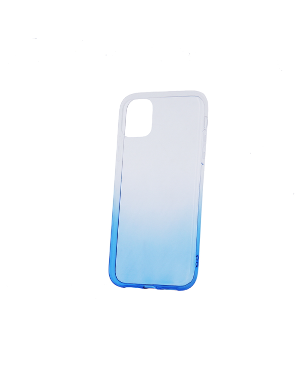 Fusion Gradient case силиконовый чехол для Samsung S901 Galaxy S22 прозрачно - синий