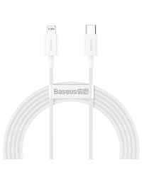 Baseus Superior Series Cable USB-C to Lightning, 20W, PD, 2m (white)