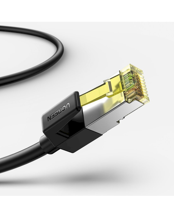 Ugreen extension cable Ethernet RJ45 Cat 7 10000 Mbps / 10 Gbps internet cable 2 m black (NW148)