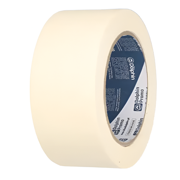 Клейкая лента для покраски 48 мм 50 м белая 1 день