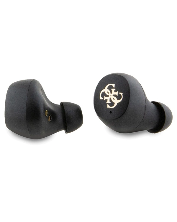 TWS Guess 4G Metal Bluetooth headphones with ENC docking station - brown
