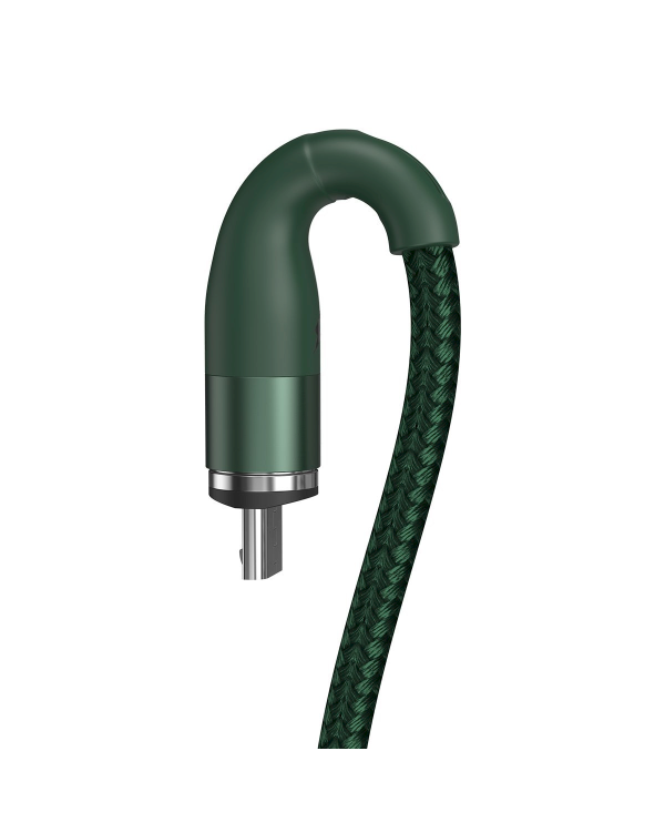 USB magnetic cable - Micro USB Baseus Zinc 2.1A 1m (green)