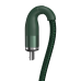 USB magnetic cable - Micro USB Baseus Zinc 2.1A 1m (green)