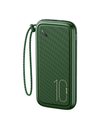 USAMS Powerbank PB56 10000mAh 2xUSB | USB-C | MicroUSB Fast Charge zielony| dark green 10KCD15003 (US-CD150)