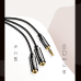 Дополнительное изображение книги «Ugreen cable 3.5 mm headphone splitter mini jack AUX 25cm black (20816)»