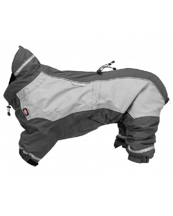 Одежда для собак - Trixie Helsinki зимний комбинезон, M: 50 см, серый