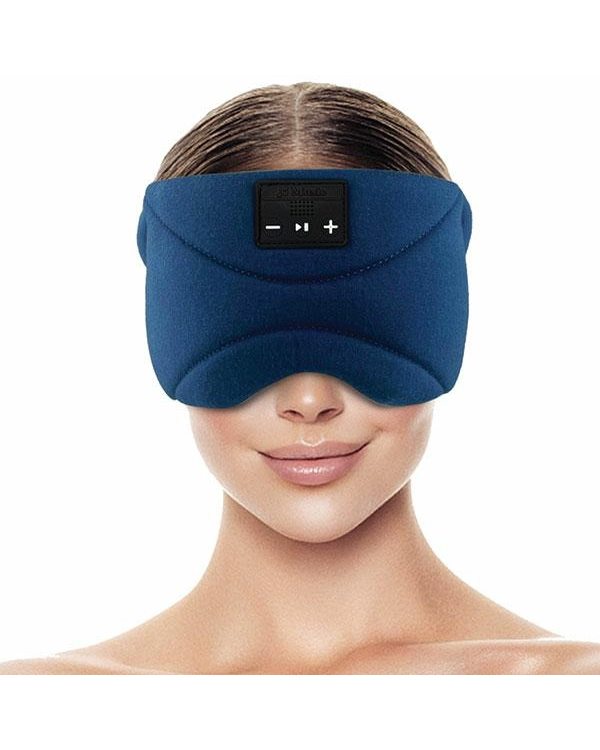 Маска для глаз для сна с функцией bluetooth | голубая
