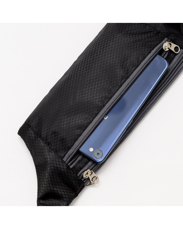 Ultimate Running Belt with headphone outlet  black