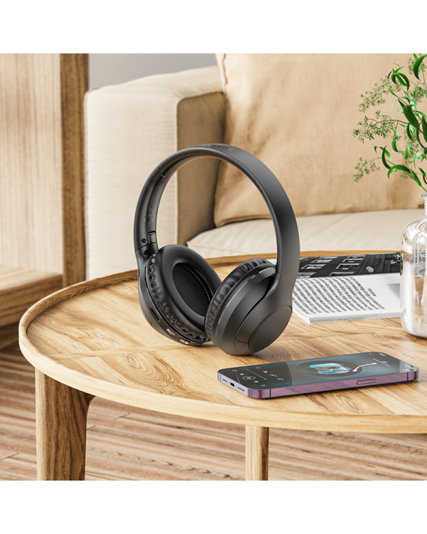 Наушники Borofone BO23 Glamour bluetooth черный