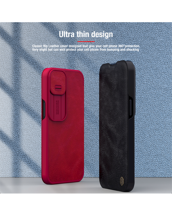 Дополнительное изображение книги «Nillkin Qin Book PRO Case for iPhone 13 Black»
