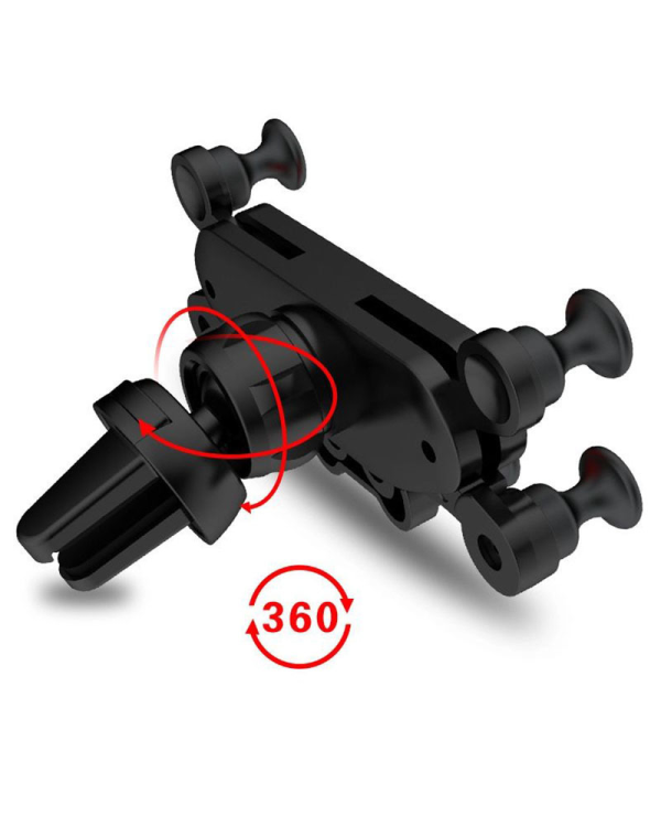 Дополнительное изображение книги «Car holder - gravity SPRING from 4,7’ air vent mount black»