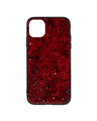 Fusion Art Epoxy Back Case Силиконовый чехол для Apple iPhone 11 Pro Темно Красный