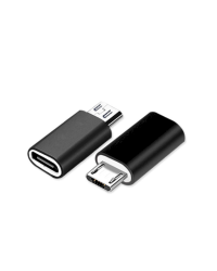 Fusion адаптер Type-C на Micro USB  черный