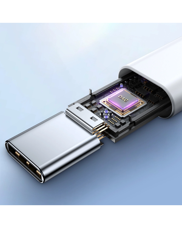 Joyroom JR-EC05 USB-C in-ear headphones - white