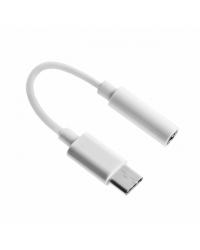 Fusion CM20 3.5 mm на USB-C Аудио Адаптер для Телефонов Белый (OEM)