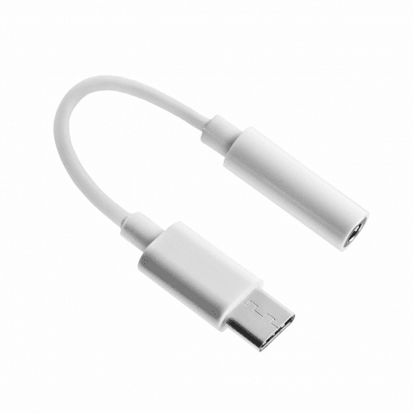 Fusion CM20 3.5 mm на USB-C Аудио Адаптер для Телефонов Белый (OEM)