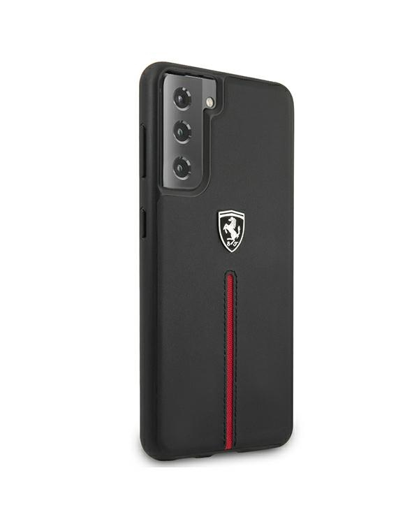 Ferrari FEOSIHCS21SBK S21 G991 черный жесткий кейс Off Track Leather Nylon Stripe