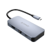 Orico 6-in-1 Adapter Hub, HDMI 4K + 3x USB 3.0 + RJ45+ USB-C PD 100W