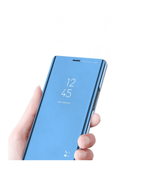 Fusion Clear View Case Книжка чехол для Xiaomi Redmi Note 9S / Note 9 Pro / Note 9 Pro Max Синий