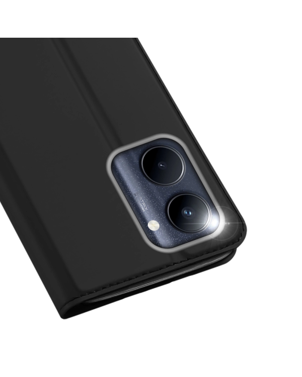 Dux Ducis Skin Pro Case Realme C33 Flip Card Wallet Stand Black