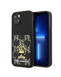 Karl Lagerfeld KLHCP13MCANCNK iPhone 13 6,1" hardcase czarny|black Karlimals Cardslot