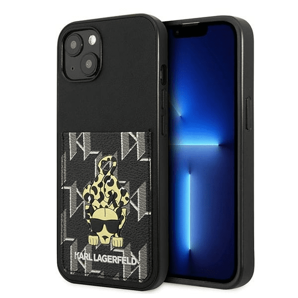 Обложка книги «Karl Lagerfeld KLHCP13MCANCNK iPhone 13 6,1" hardcase czarny|black Karlimals Cardslot»