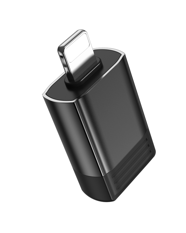 Дополнительное изображение книги «Borofone Adapter BV18 - Lightning to USB - black»