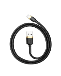 Baseus CALKLF-BV1 Кабель Cafule USB Lightning 2.4A / 1m Gold + Black